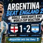 Argentina beat England 2-1 in the FIFA World Cup 2026 semifinal